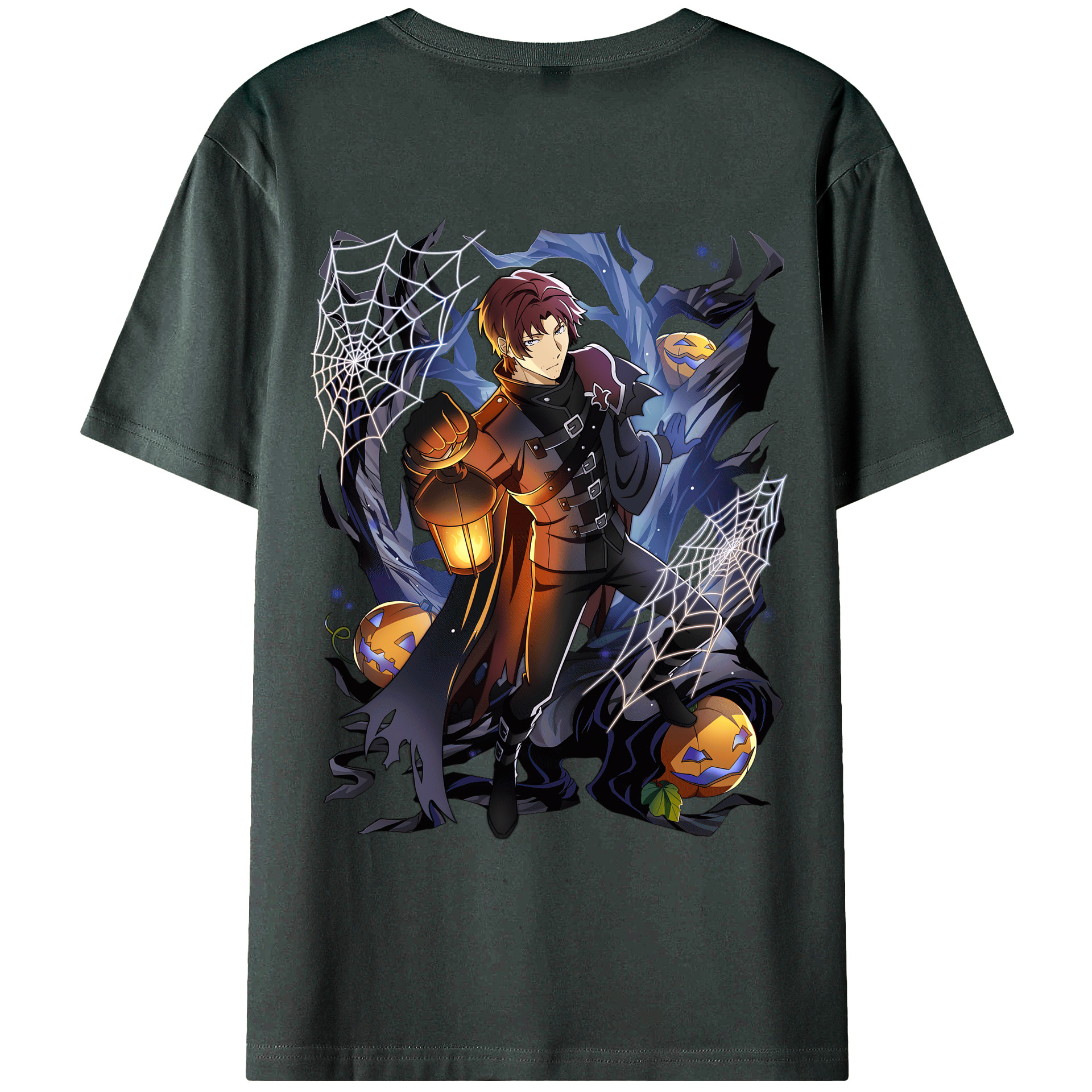 （画像用） 文豪ストレイドッグス Bungo Stray Dogs 綿100％ メンズ半袖Tシャツ（バックプリント） 通気性